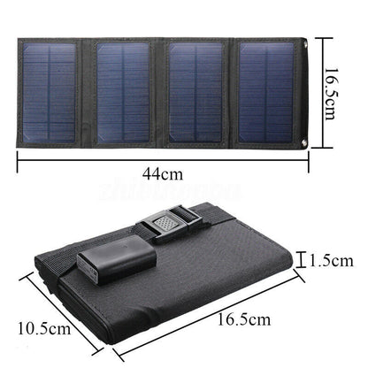 USB Interface Portable Solar Foldable Battery Panel - MBKLuxe