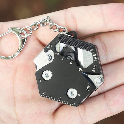 Multifunctional Hexagon Coin Pocket Knife Tool - MBKLuxe